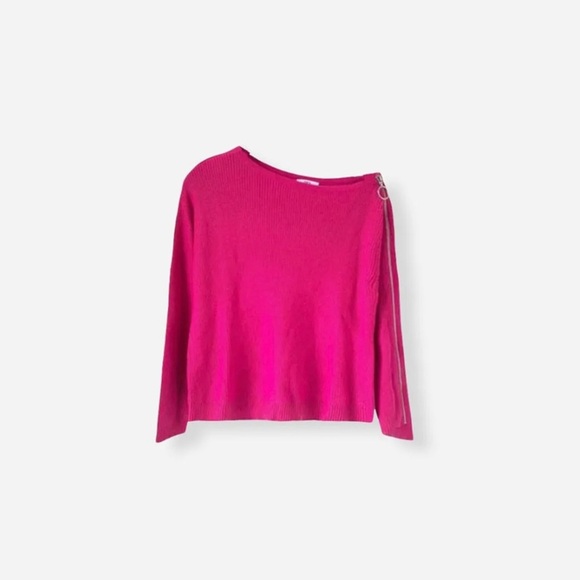 🌸New🌸 SMALL Bar III Ribbed Jewel Neck Sweater - Picture 8 of 8